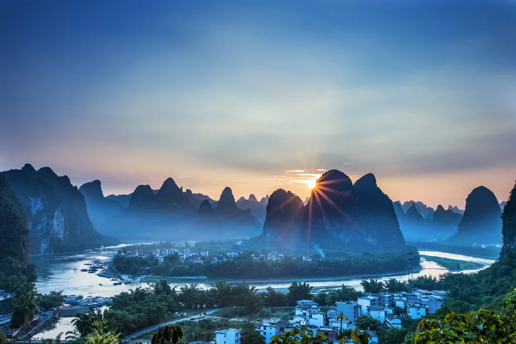广西阳朔自然美景旅游风景桌面