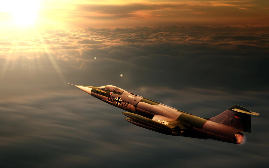 F104G战斗机（F-104 Starfighter）图片壁纸