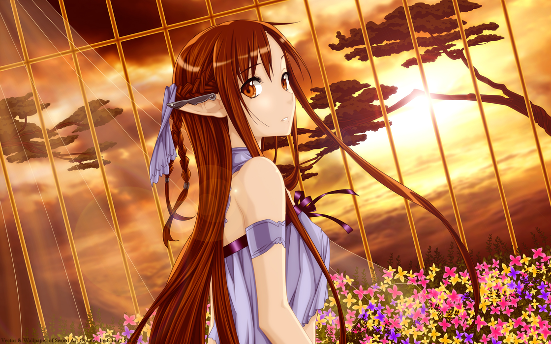 《刀剑神域》结城明日奈 Yuuki Asuna 桌面壁纸