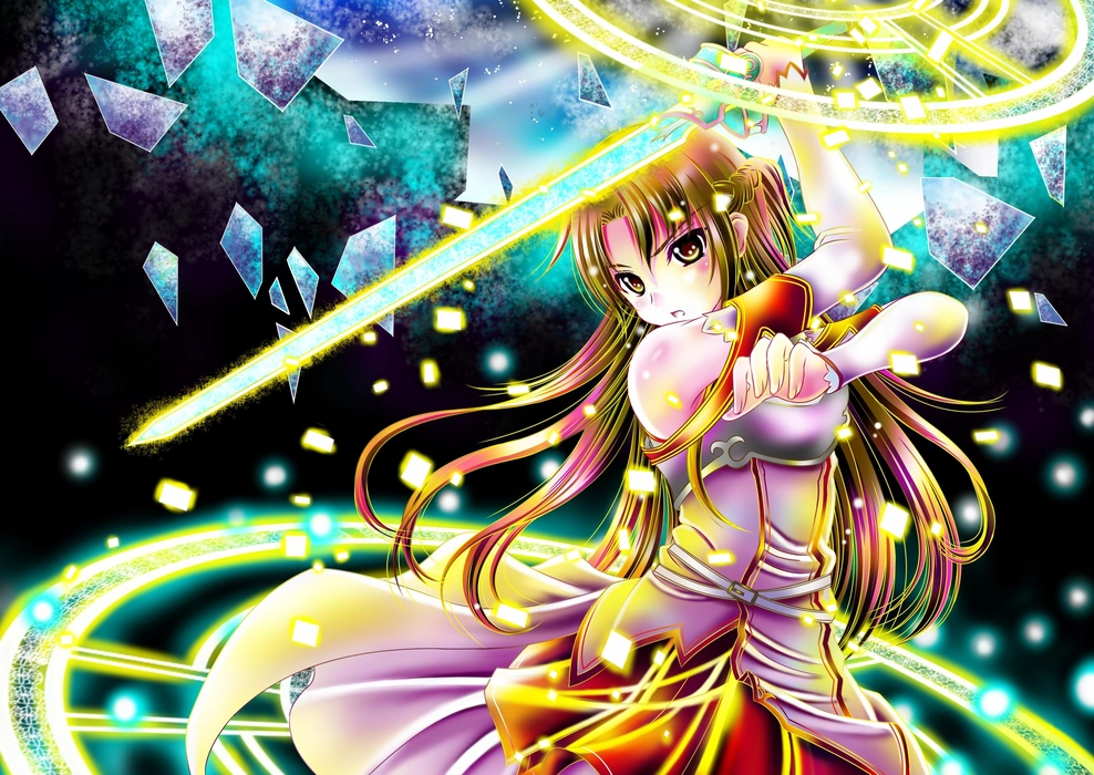 《刀剑神域》结城明日奈 Yuuki Asuna 桌面壁纸