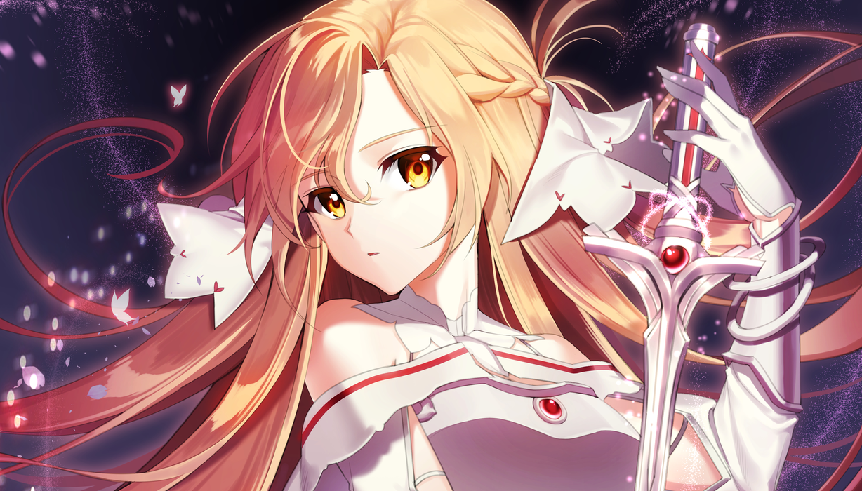 《刀剑神域》结城明日奈 Yuuki Asuna 桌面壁纸