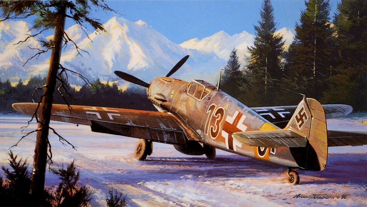 梅塞施密特Bf-109战斗机（Me-109）壁纸