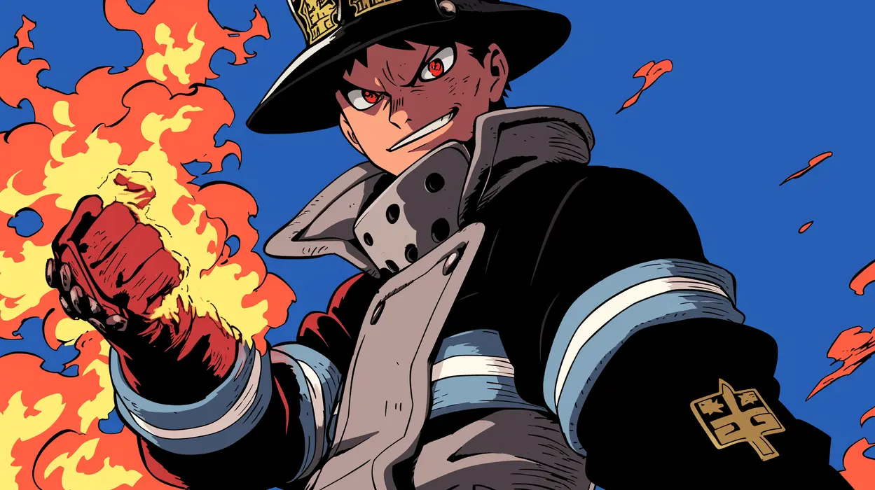 《炎炎消防队》森罗日下部 动漫男孩壁纸