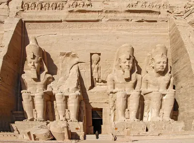 埃及阿布辛贝勒神庙旅游风景桌面