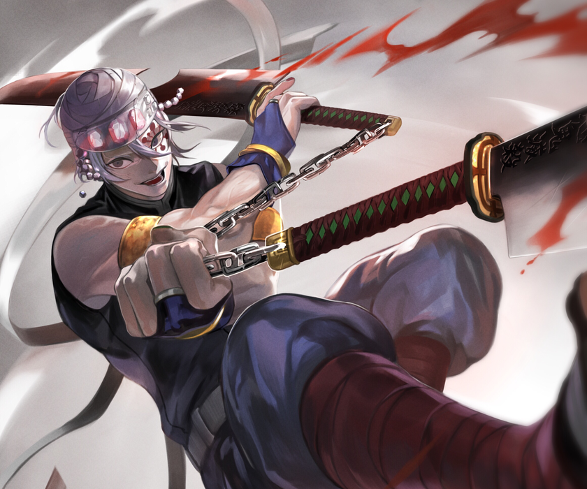 《鬼灭之刃》宇髄天元 Tengen Uzui 图片壁纸