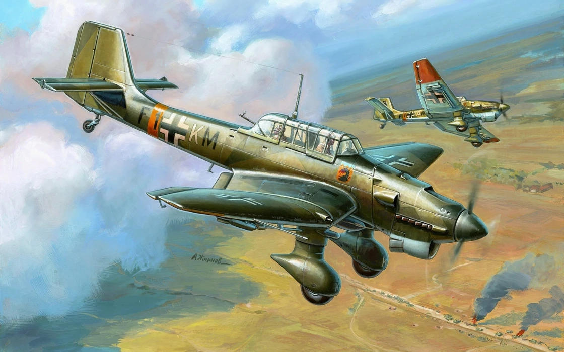 JU-87轰炸机（Junkers Ju-87 Bomber）图片壁纸