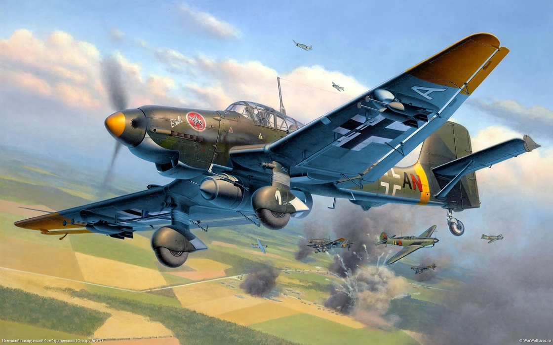 JU-87轰炸机（Junkers Ju-87 Bomber）图片壁纸