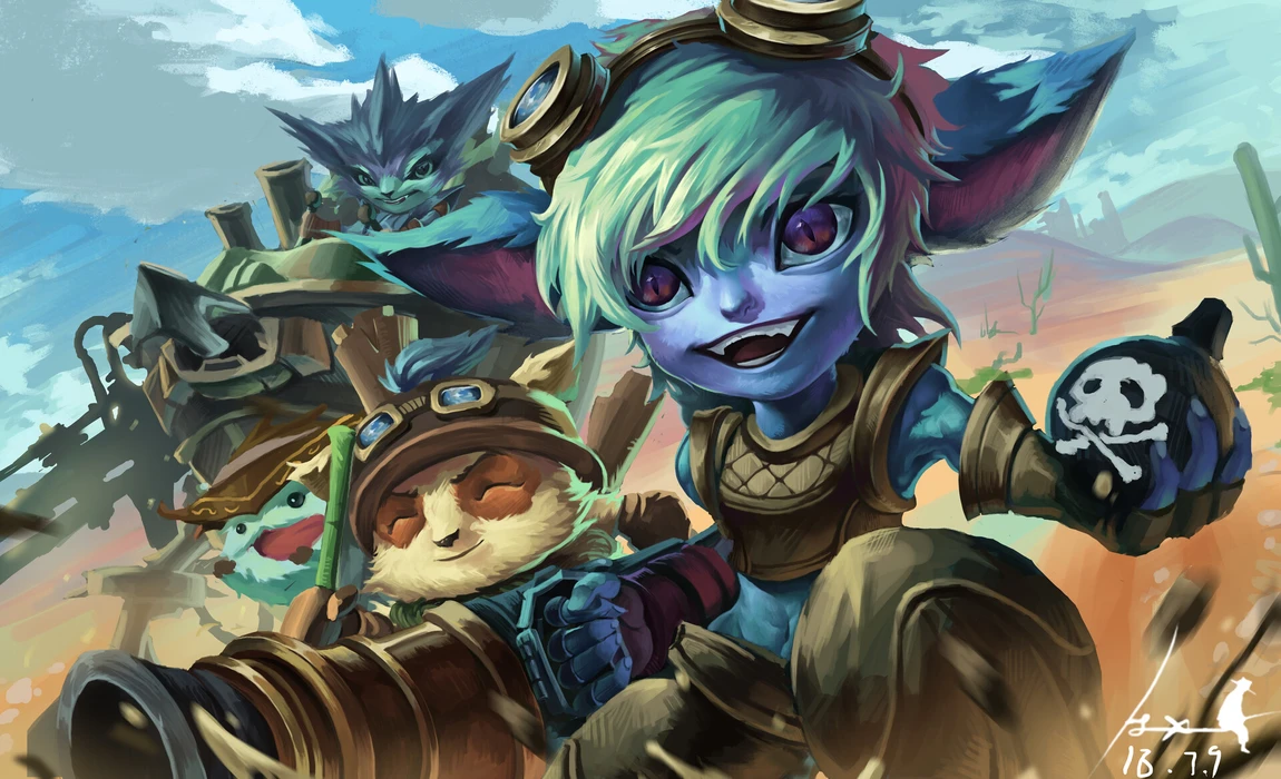 LOL英雄联盟兰博Rumble图片壁纸