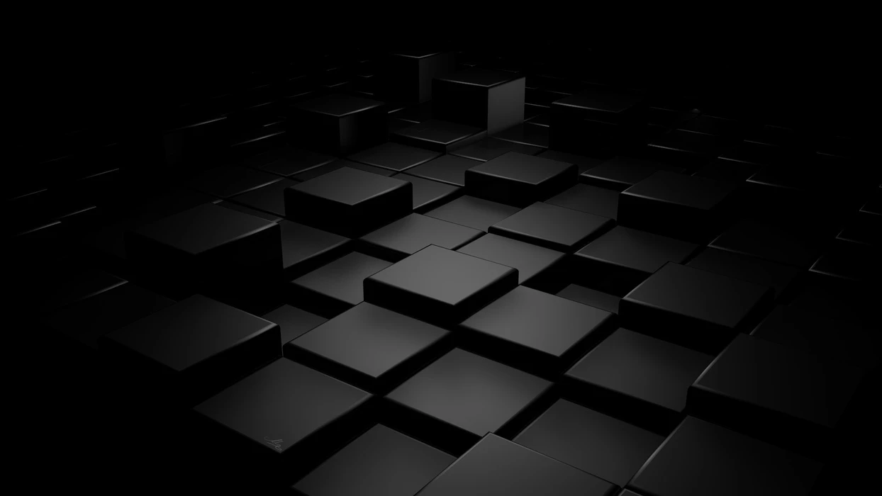 彩色3D立方体抽象背景图片壁纸