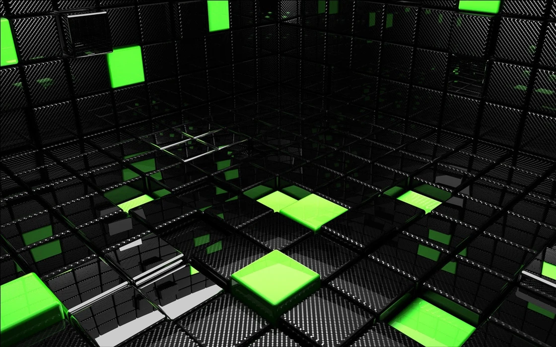 彩色3D立方体抽象背景图片壁纸