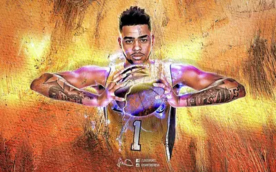 德安吉洛·拉塞尔（D'Angelo Russell）图片壁纸