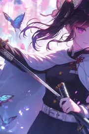 《鬼灭之刃》栗花落香奈乎 Tsuyuri Kanao 图片壁纸