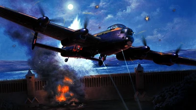 兰开斯特式轰炸机（Avro Lancaster）图片壁纸