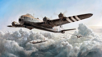 斯特林式轰炸机（Stirling）图片壁纸