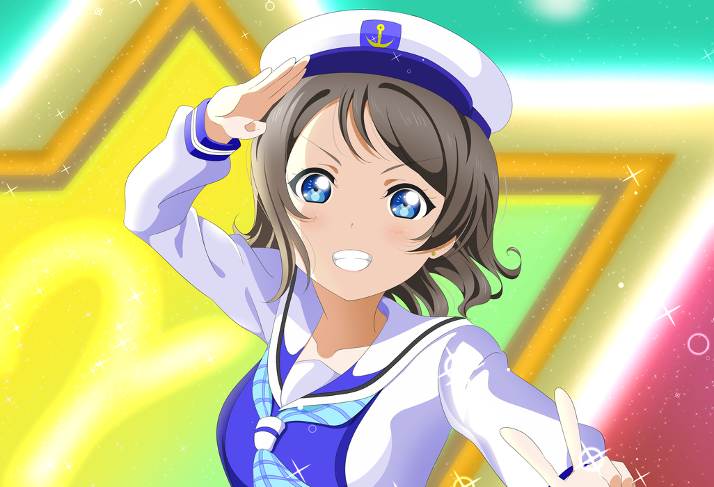 《Love Live! Sunshine!! 》渡边曜 动漫女孩壁纸