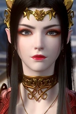 《斗破苍穹》红衣彩鳞女王图片壁纸