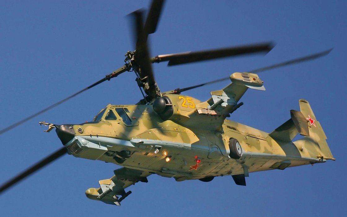 卡-50武装直升机（Камов карты-50）壁纸