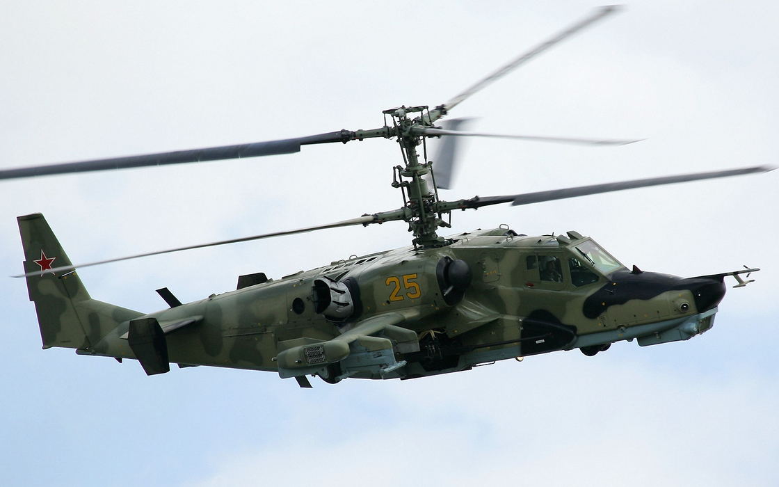 卡-50武装直升机（Камов карты-50）壁纸