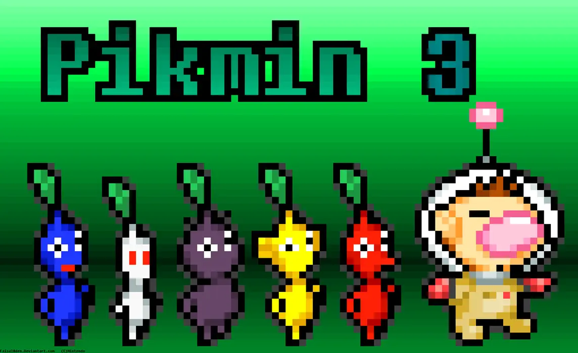 战略游戏《皮克敏3》pikmin3 图片壁纸
