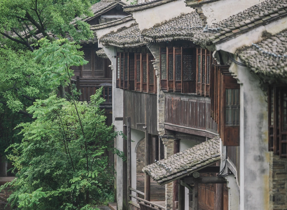 濮院时尚古镇旅游风景桌面