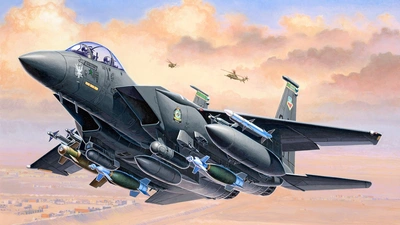 F-15E战斗轰炸机高清图片壁纸