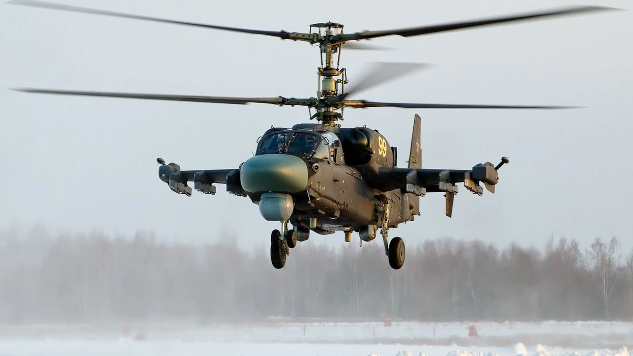 卡-52武装直升机（Kamov Ka-52 Alligator）壁纸