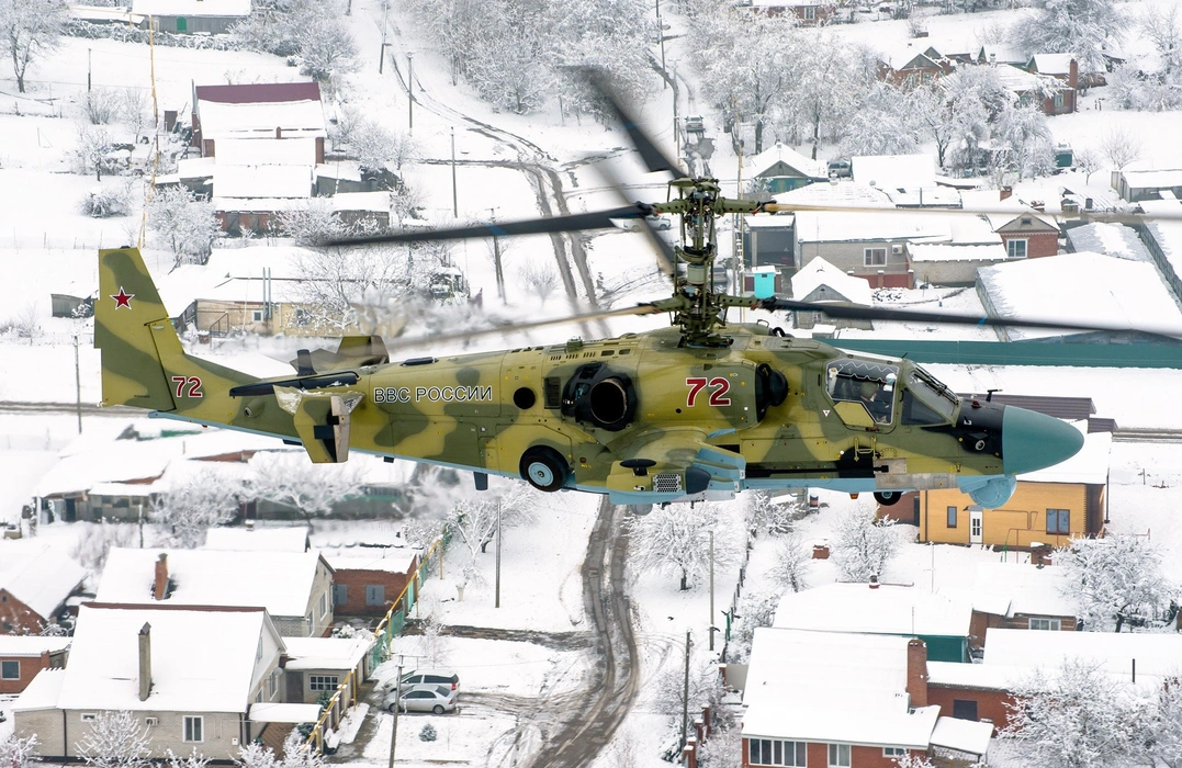 卡-52武装直升机（Kamov Ka-52 Alligator）壁纸