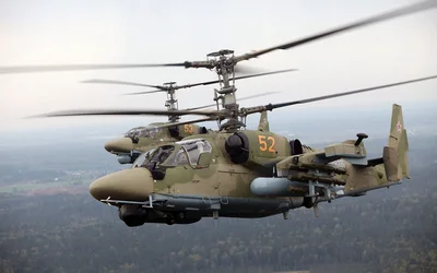 卡-52武装直升机（Kamov Ka-52 Alligator）壁纸
