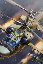 卡-52武装直升机（Kamov Ka-52 Alligator）壁纸