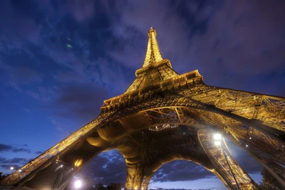 巴黎埃菲尔铁塔旅游风景桌面