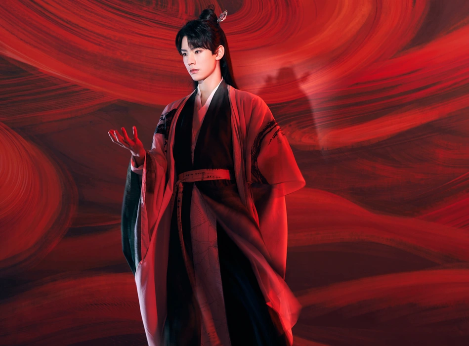 龚俊《狐妖小红娘月红篇》红色背景壁纸