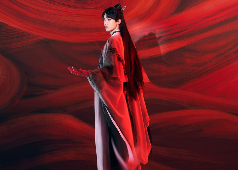 龚俊《狐妖小红娘月红篇》红色背景壁纸