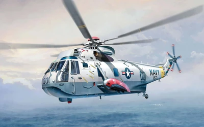 SH-3海王直升机（SH-3 Sea King）壁纸