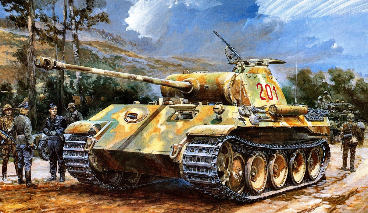 （Panzerkampfwagen V Panther）五号中型坦克壁纸
