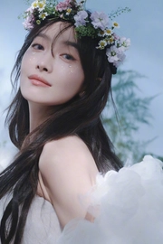 Victoria宋茜白纱裙唯美图片壁纸