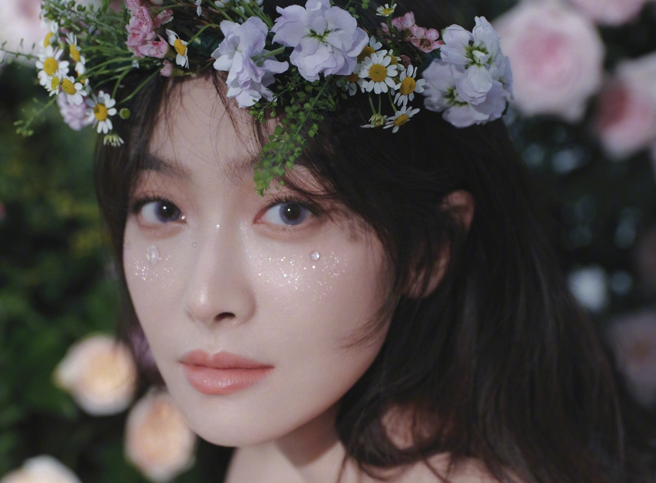 Victoria宋茜白纱裙唯美图片壁纸
