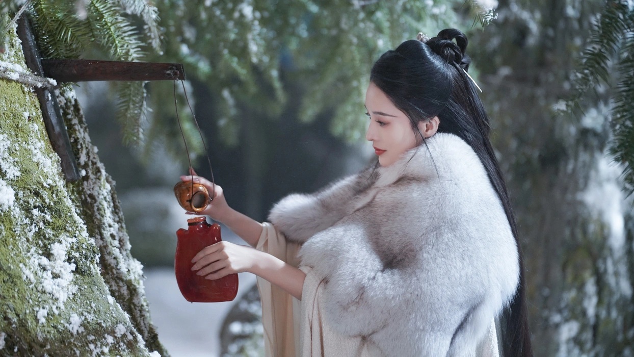 电视剧《七夜雪》李沁剧照壁纸