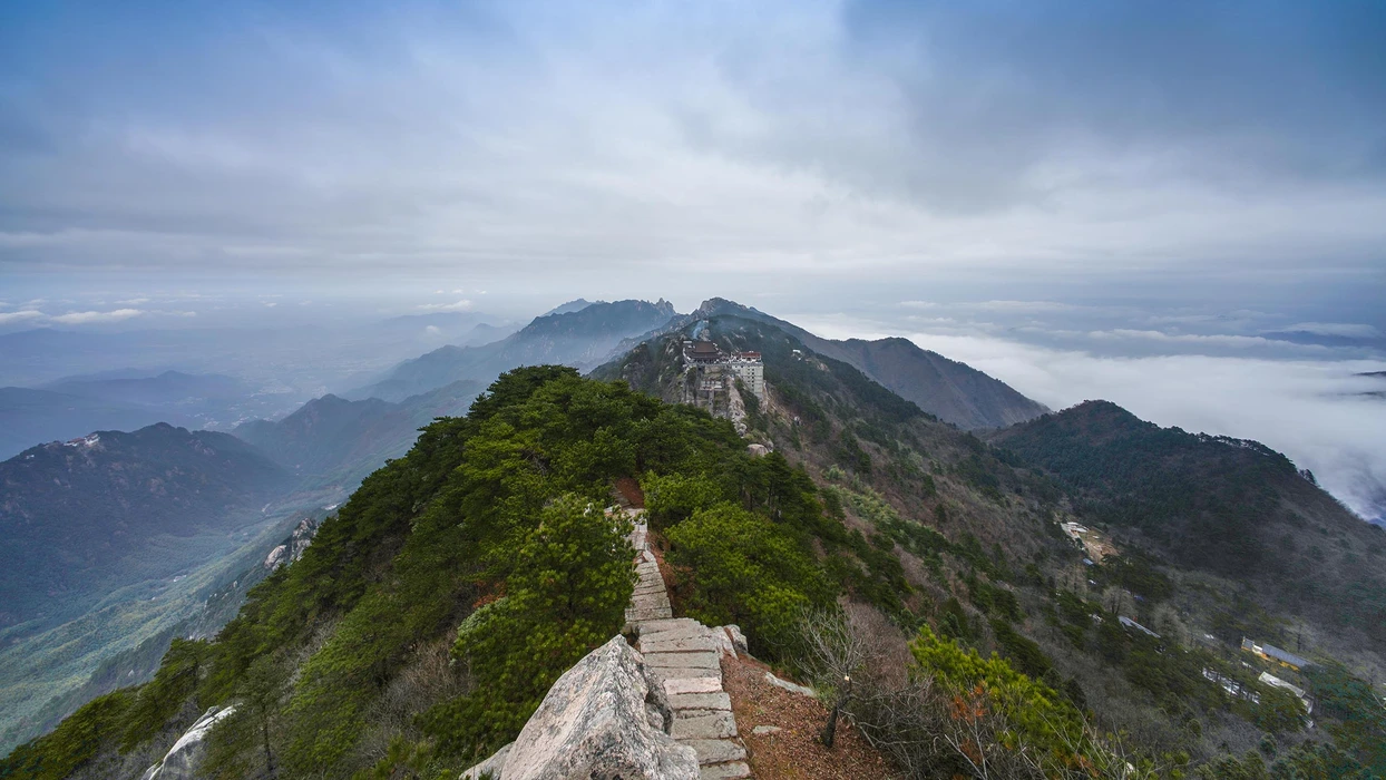 安徽九华山旅游风景桌面高清