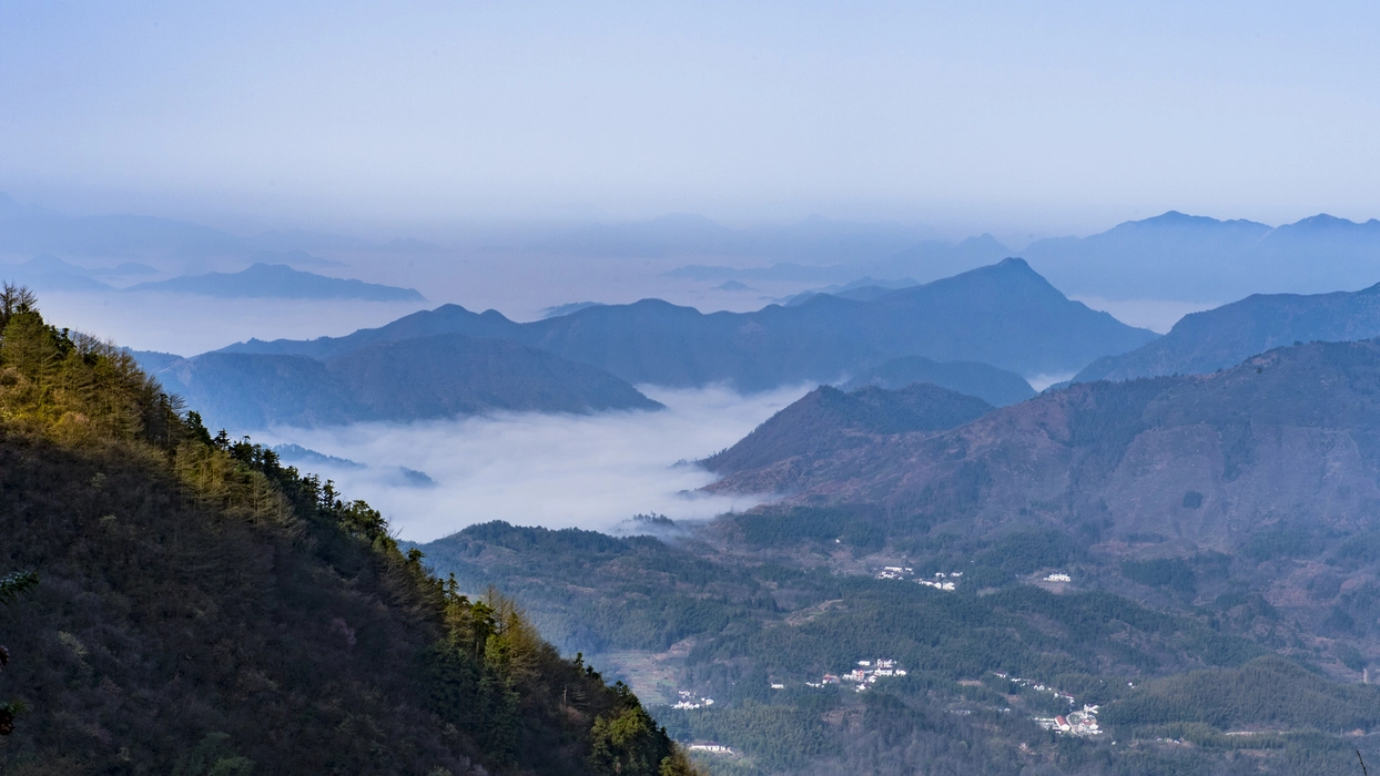 安徽九华山旅游风景桌面高清