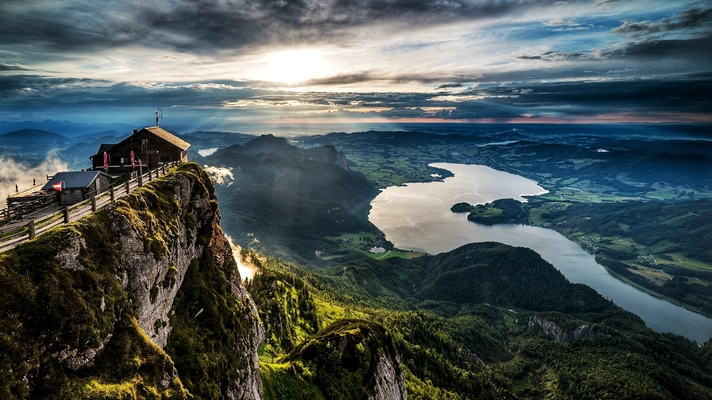 阿尔卑斯山旅游风景桌面高清