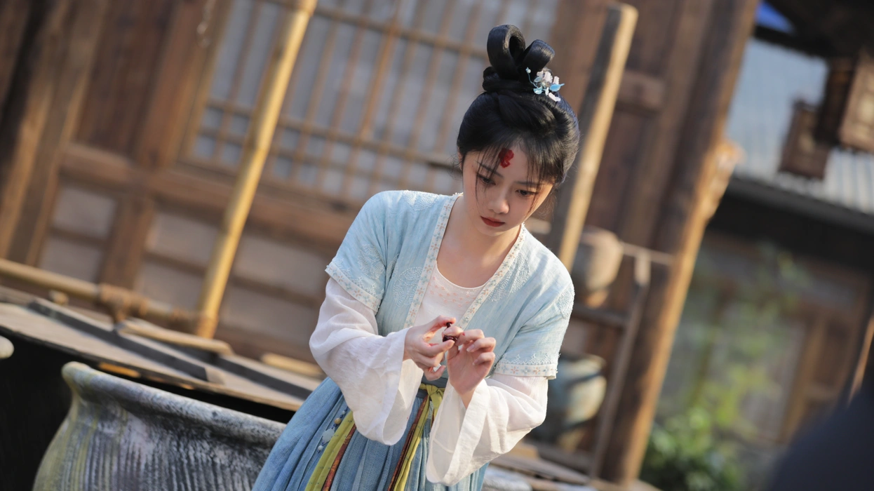 电视剧《蜀锦人家》谭松韵剧照壁纸