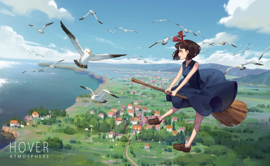 《魔女宅急便》琪琪动漫女孩壁纸