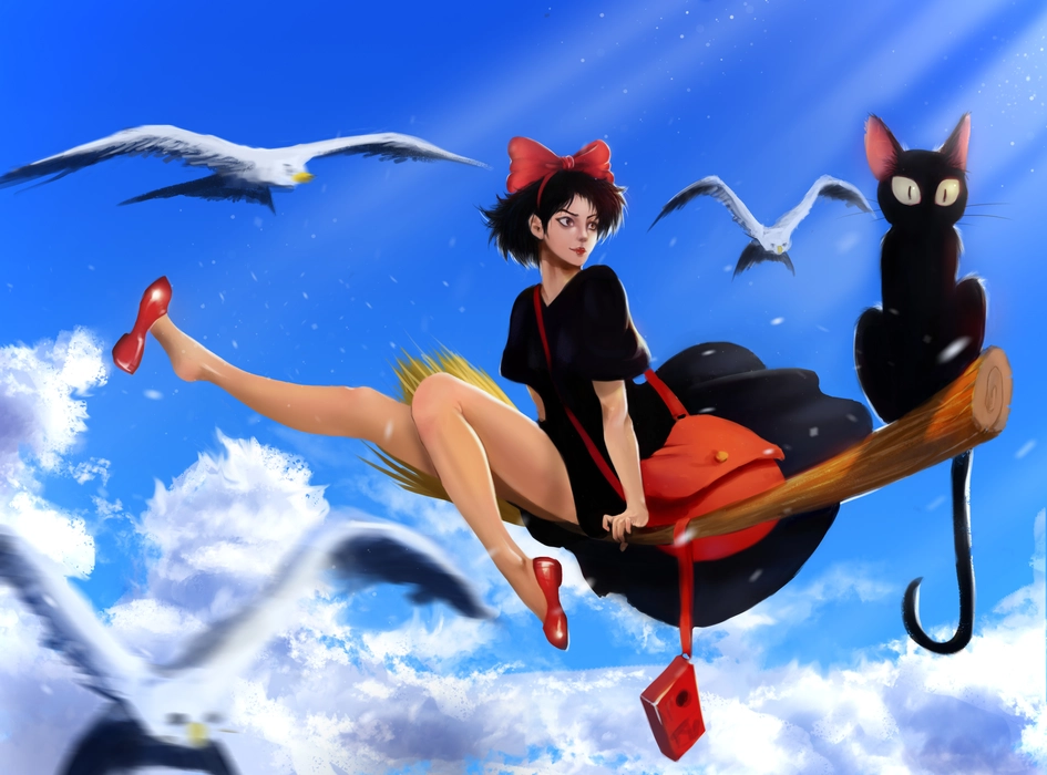 《魔女宅急便》琪琪动漫女孩壁纸