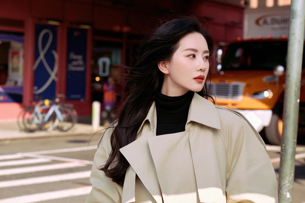 刘诗诗冷都女范儿街拍壁纸