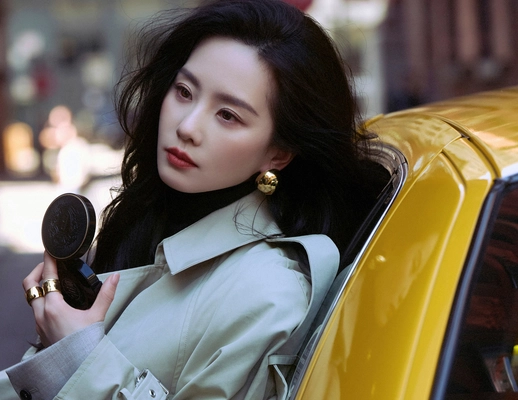 刘诗诗冷都女范儿街拍壁纸