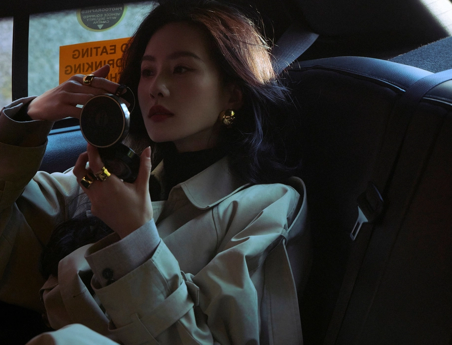 刘诗诗冷都女范儿街拍壁纸