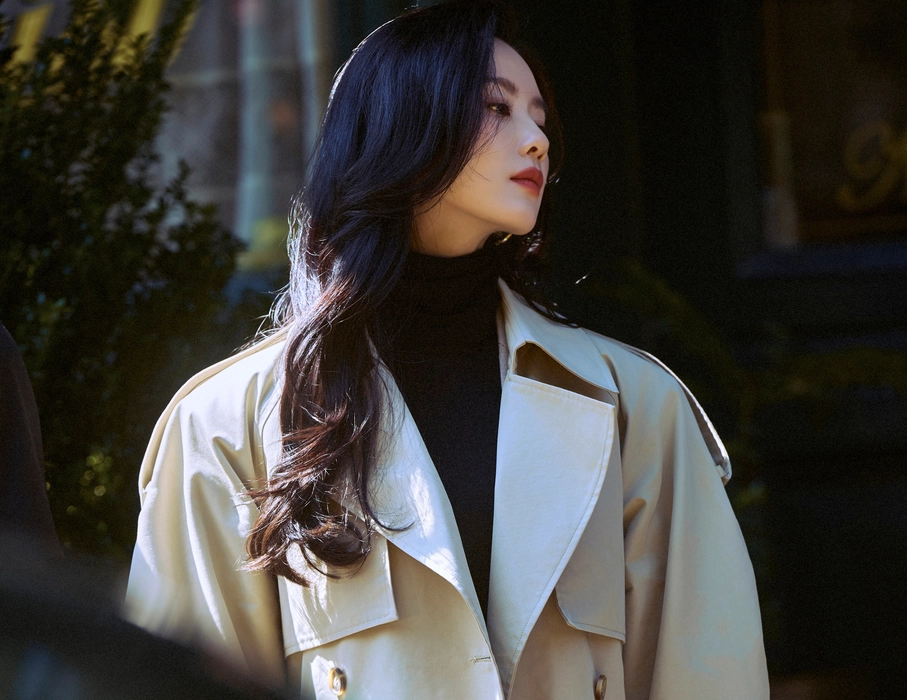 刘诗诗冷都女范儿街拍壁纸