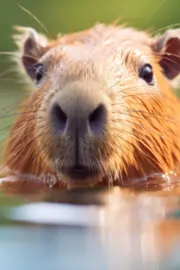 水豚（Capybara）图片桌面壁纸