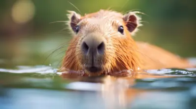 水豚（Capybara）图片桌面壁纸